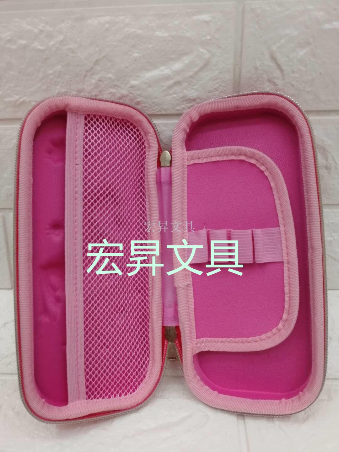 The Car EVA pen bag storage box large capacity 3 d waterproof pencil bag storage writing box student cartoon pen box