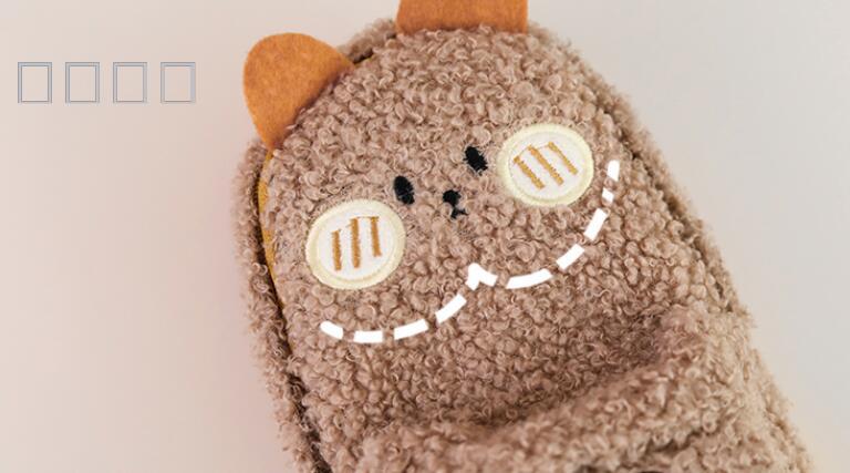 Korean version of large capacity plush pen bag simple female cute multi-function web celebrity girl stationery box Korean version of large capacity plush pen bag simple female cute multi-function web celebrity girl stationery box