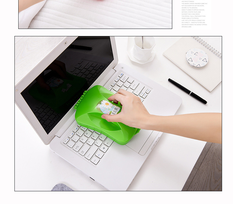 Three Rows of Hand-Held Soft-Brush Dust Remover Multifunctional Carpet Blanket Cleaning Brush Easy to Clean Anti-Static Multi-Roller