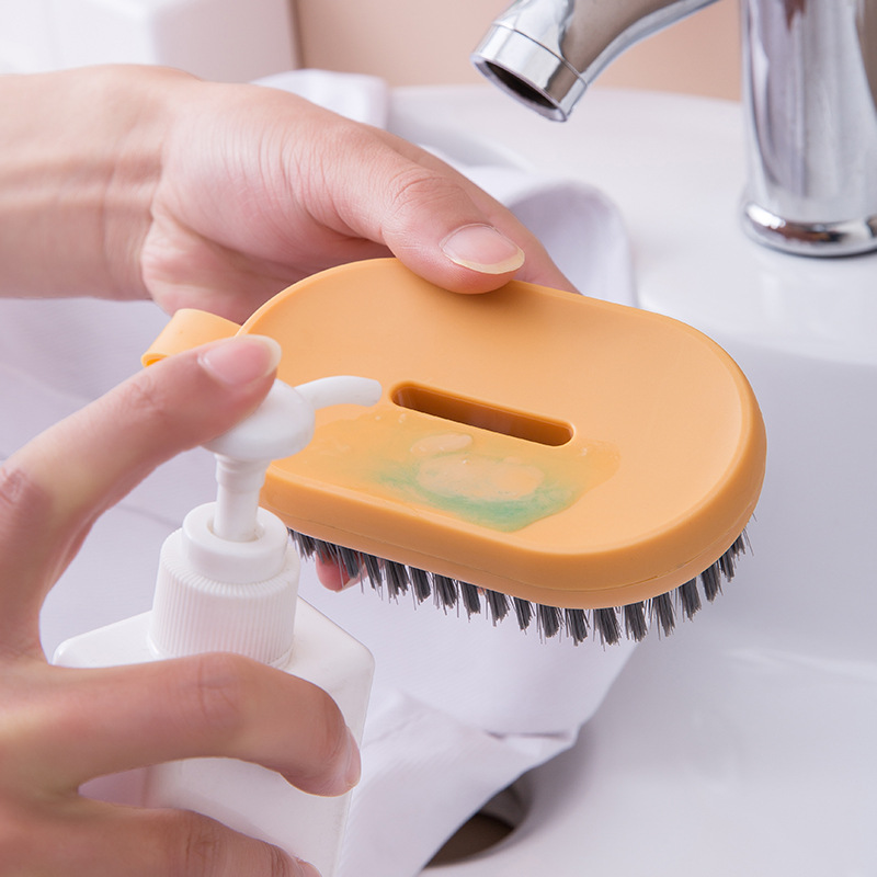 Can Store Household Clean Soft Bristle Clothes Cleaning Brush Does Not Hurt Shoes Multi-Function Clothes Cleaning Brush Home Soft Scrubbing Brush