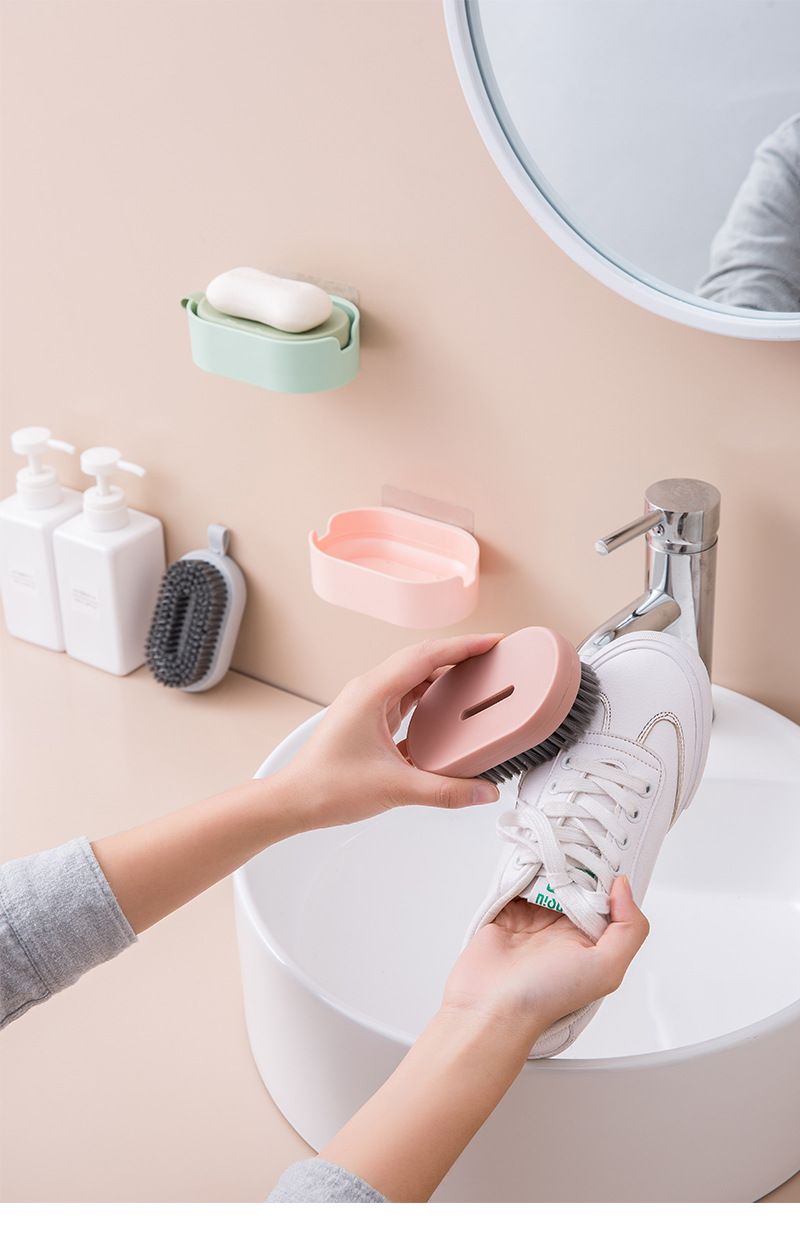 Can Store Household Clean Soft Bristle Clothes Cleaning Brush Does Not Hurt Shoes Multi-Function Clothes Cleaning Brush Home Soft Scrubbing Brush