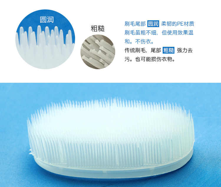 Taiwan Imported Soft Wool Laundry Brush Clean Clothing Shoe Brush Soft Laundry Brush Daily Cleaning Brush Fine Wool Brush