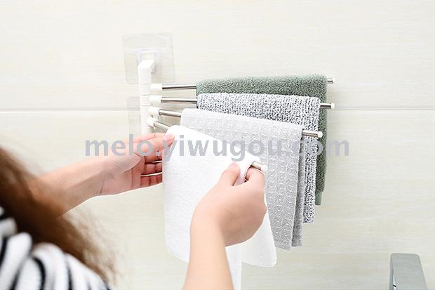 Seamless stick four bar towel rack, stainless steel towel rack, kitchen bathroom Seamless stick four bar towel rack, stainless steel towel rack, kitchen bathroom