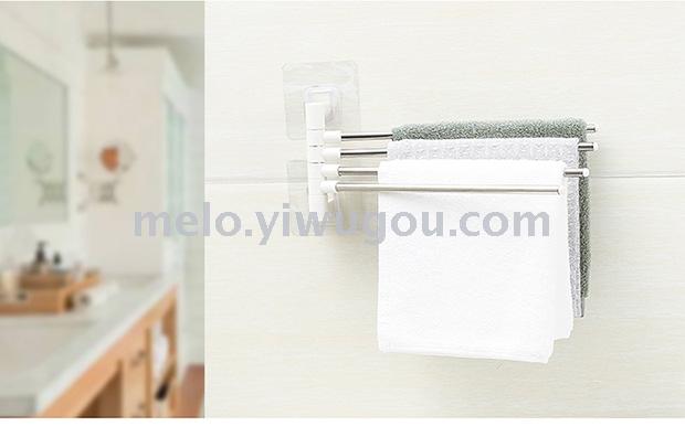 Seamless stick four bar towel rack, stainless steel towel rack, kitchen bathroom Seamless stick four bar towel rack, stainless steel towel rack, kitchen bathroom