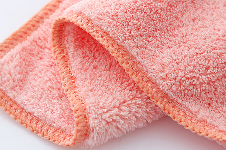 Free Shipping High Density Coral Fleece Square Scarf 30*30 Small Tower Kindergarten Hand Towel Saliva Towel Kitchen Napkin 350G
