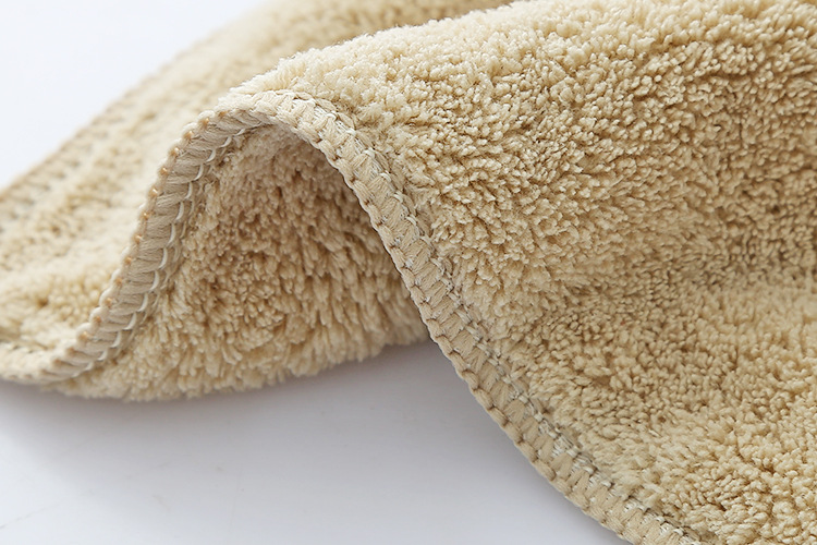 Free Shipping High Density Coral Fleece Square Scarf 30*30 Small Tower Kindergarten Hand Towel Saliva Towel Kitchen Napkin 350G