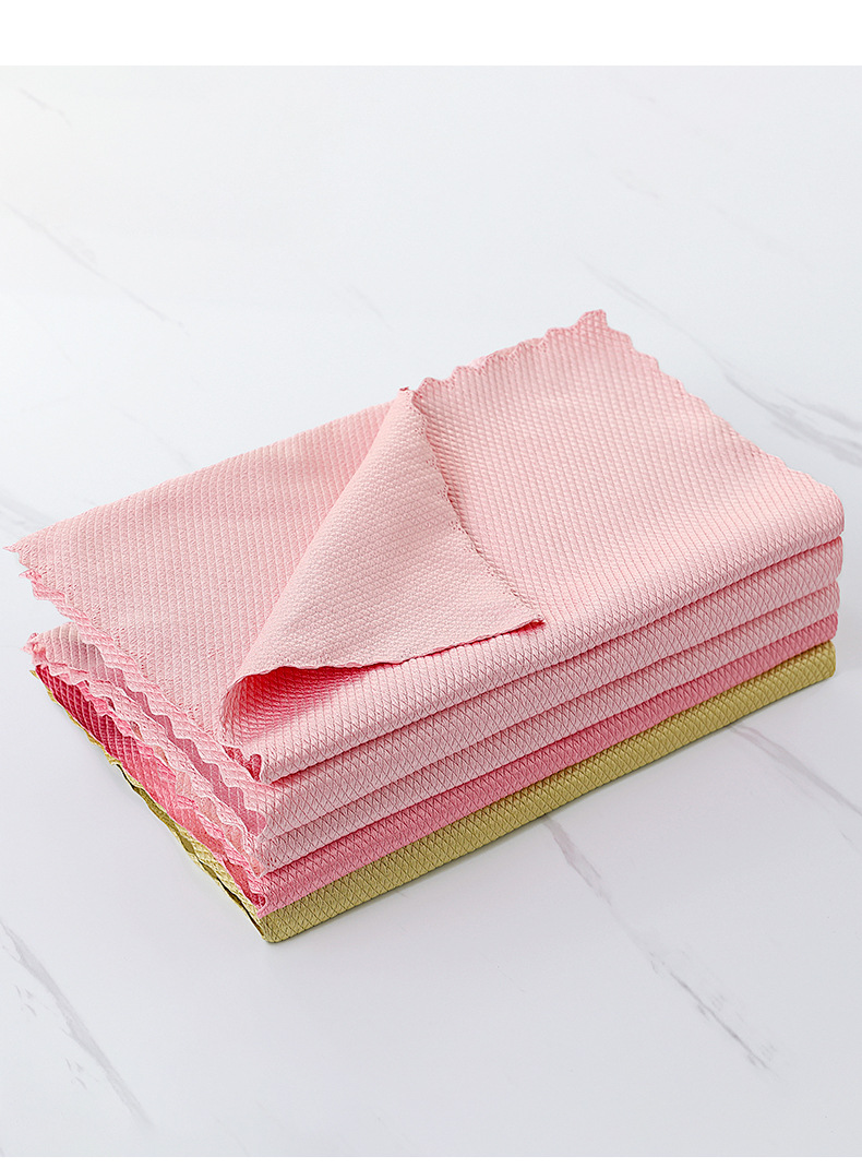 Glass Cleaning Scale Rag Not Likely to Leave Marks Household Cleaning Cloth Kitchen Oil-Removing Seamless Absorbent Towel Glass Cleaning Scale Rag Not Likely to Leave Marks Household Cleaning Cloth Kitchen Oil-Removing Seamless Absorbent Towel