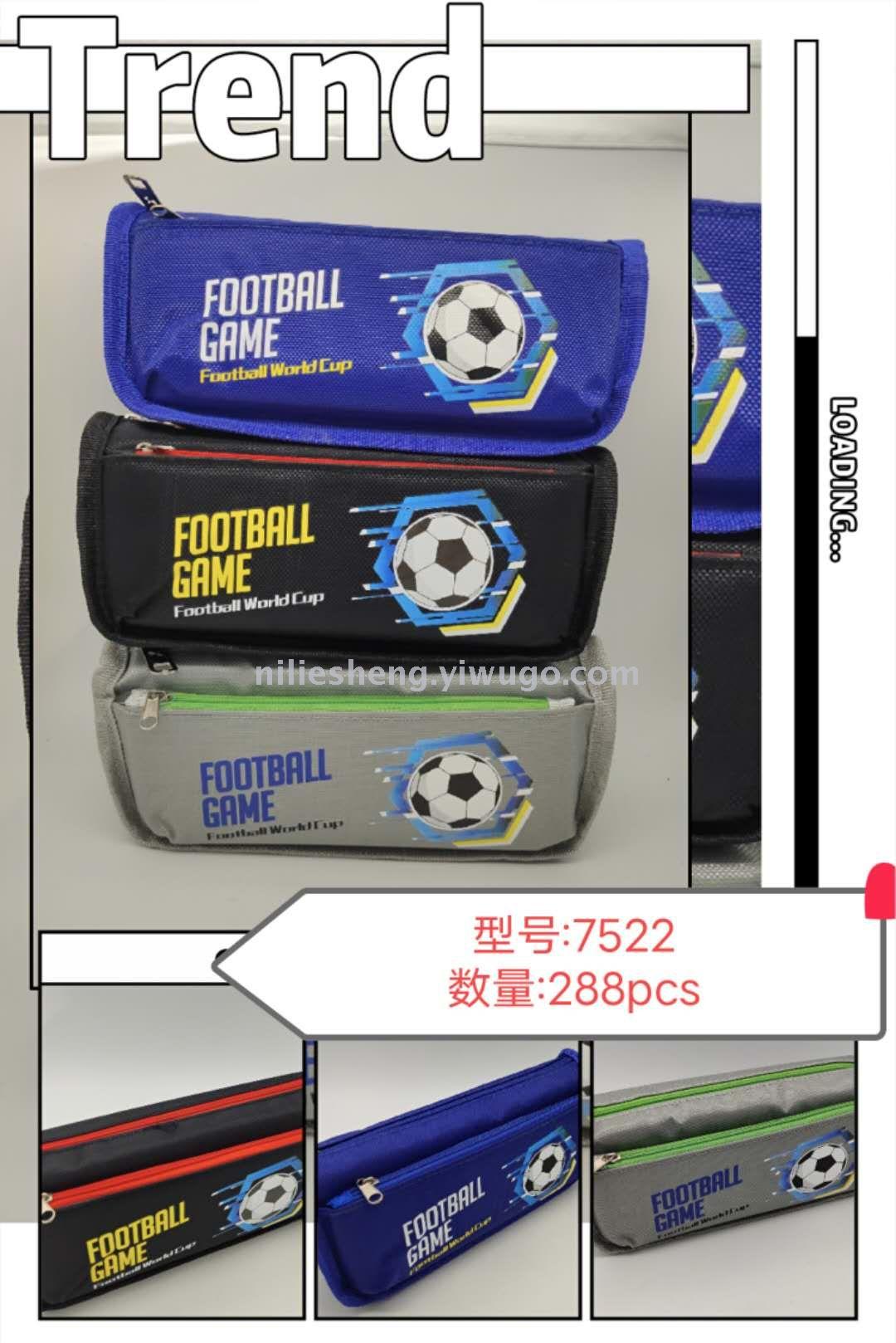 Korean version of simple pen bag OPP bag double zipper pencil bag large capacity storage bag storage box as writing cases