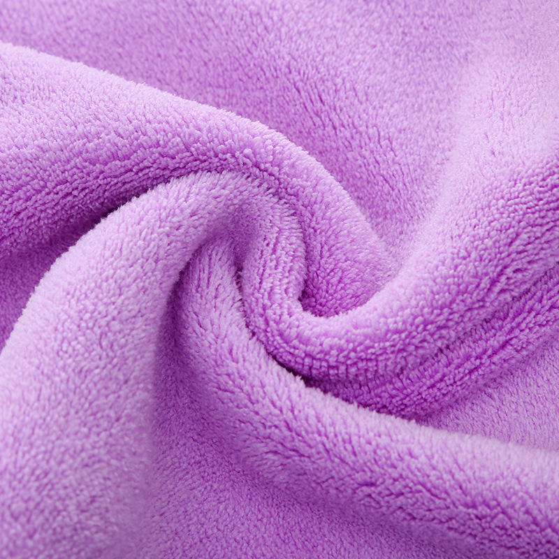 Wholesale Coral Fleece Towel for Wiping Cars Double-Sided Fleece Car Wash Thickened Absorbent Kitchen Cleaning Hand Cleaning Towel Hanging 30*40