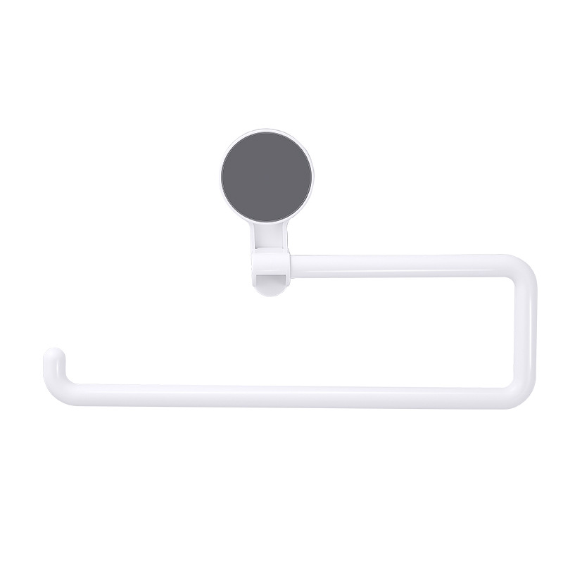 Creative Kitchen Roll Stand Bathroom Hand Cleaning Towel Rack Seamless Stickers Rack Hole-Free Lazy Rag Towel Rack