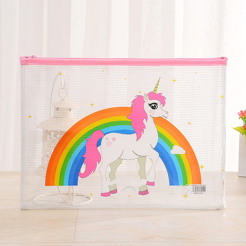 Rui li office stationery A5 pull chain envelope to transparent PVC elephant custom wholesale paper pen bag manufacturer