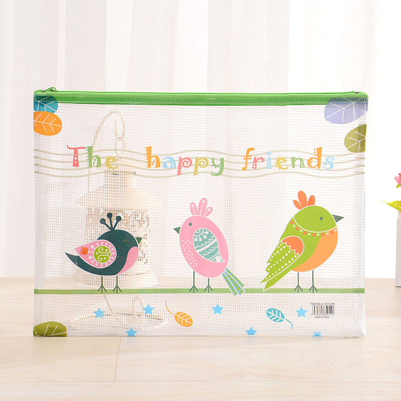 Rui li office stationery A5 pull chain envelope to transparent PVC elephant custom wholesale paper pen bag manufacturer