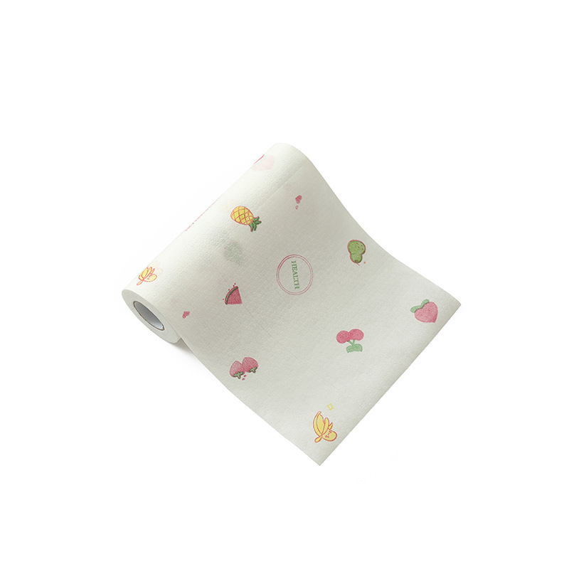 Thickened Lazy Rag Disposable Dishcloth Wet and Dry Dual-Use Kitchen Roll Paper Household Dish Towel Household Cleaning Tissue