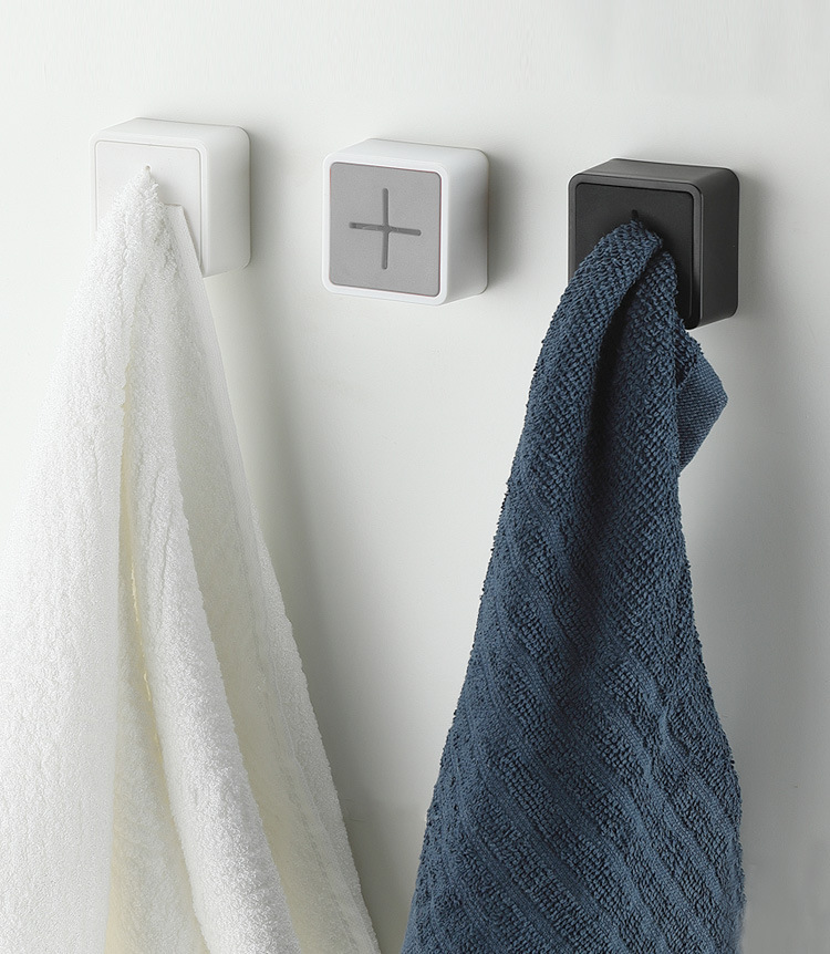 Creative Kitchen Kitchen cleaning towel clip Plastic towel storage plug hook behind the door hook Creative Kitchen Kitchen cleaning towel clip Plastic towel storage plug hook behind the door hook