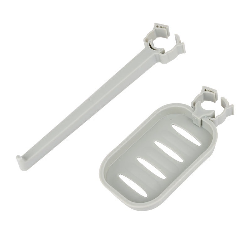 Kitchen Rack Faucet Sink Storage Rack Drain Rack Bathroom Towel Rack Clip-on Storage Rod