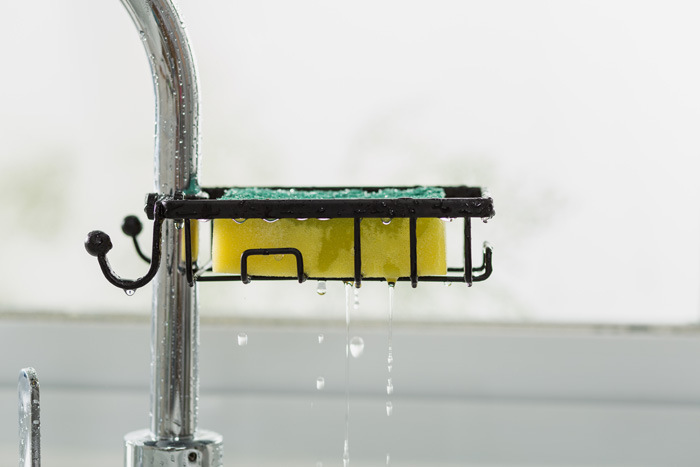Tap water rack sink for household kitchen supplies sink sponge towel rack without holes