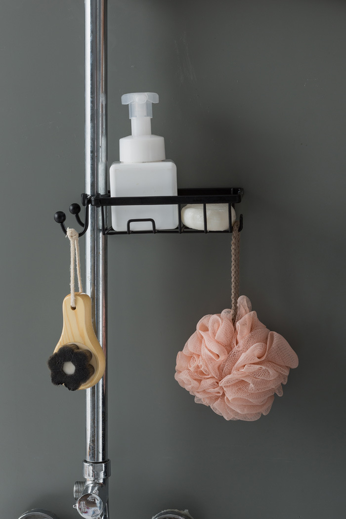 Tap water rack sink for household kitchen supplies sink sponge towel rack without holes