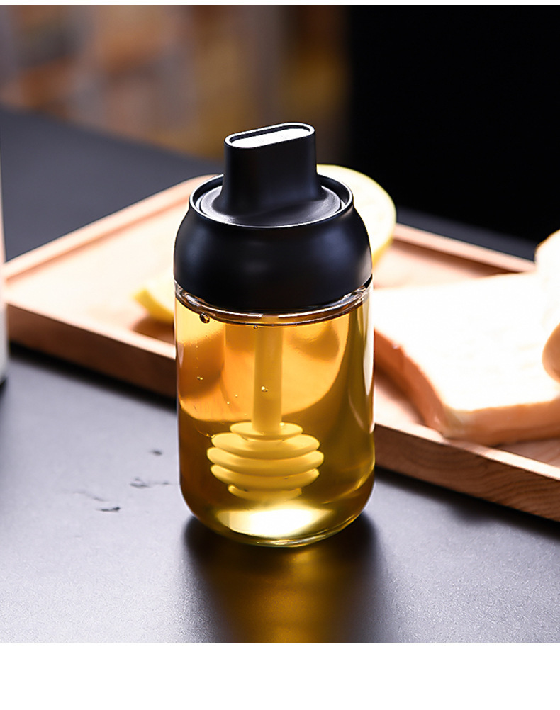 moistureproof seasoning bottle sealed glass seasoning bottle cap spoon integrated salt control pot oil pot seasoning pot moistureproof seasoning bottle sealed glass seasoning bottle cap spoon integrated salt control pot oil pot seasoning pot
