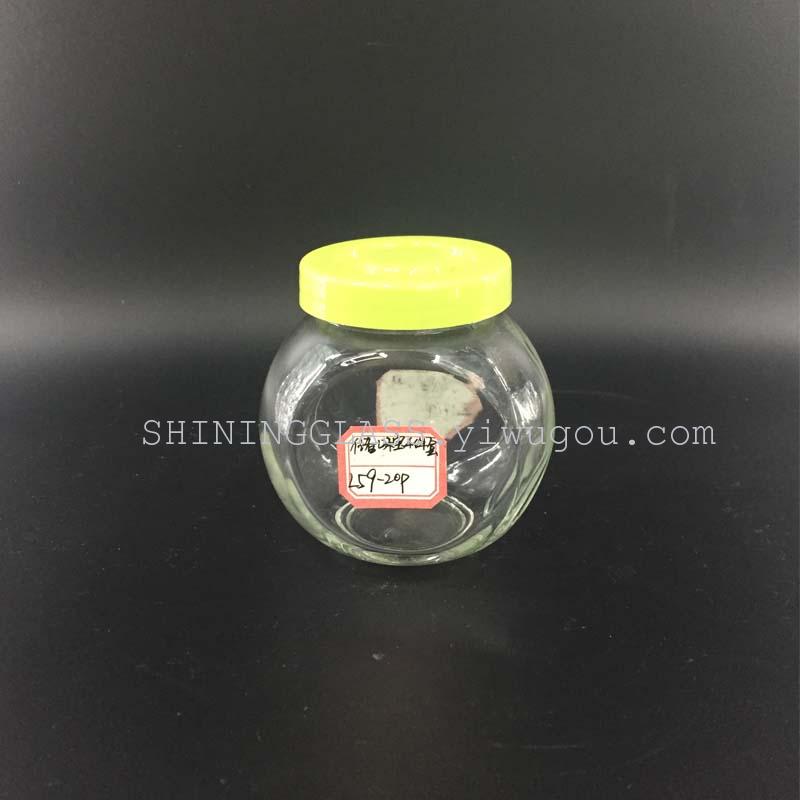 Glass storage 4 sets of exquisite taste seasoning bottle kitchen storage tank kitchen seasoning bottle