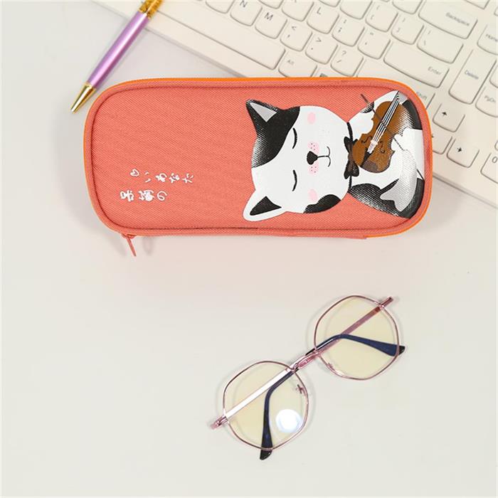 Love never forget series double zipper pen bag