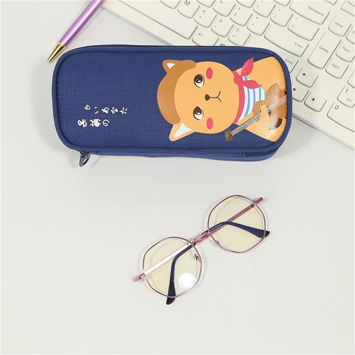 Love never forget series double zipper pen bag