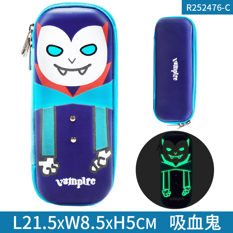 Pen case primary school boys lovely cartoon children stationery bag selling luminous pen bag large capacity pen bag Pen case primary school boys lovely cartoon children stationery bag selling luminous pen bag large capacity pen bag