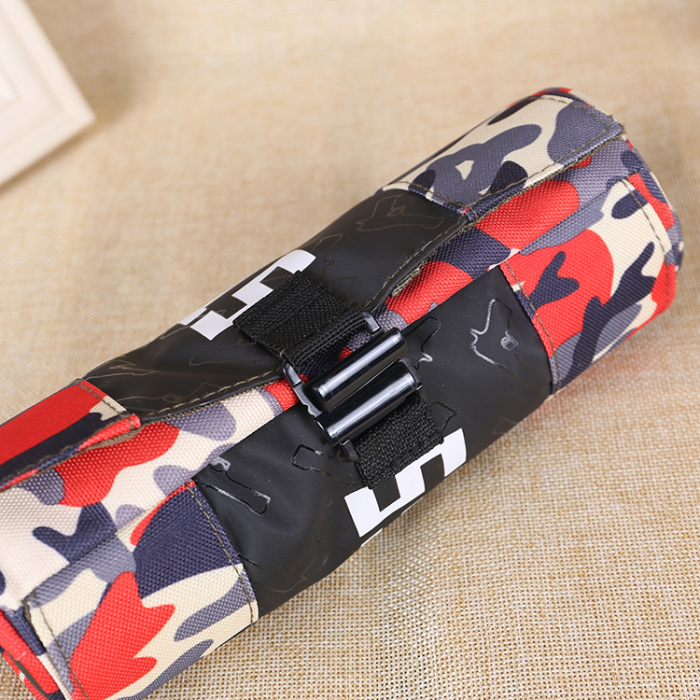 Camouflage round pen bag, stationery bag in small felt fresh flower pencil bag students pen bag manufacturers shot wholesale