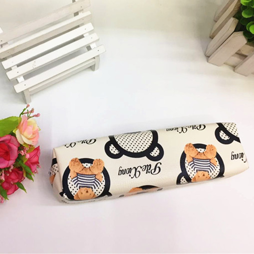 Korean fashion student Stationery big capacity pen bag Korean Cartoon Cute Bear Pencil case Factory Direct sale