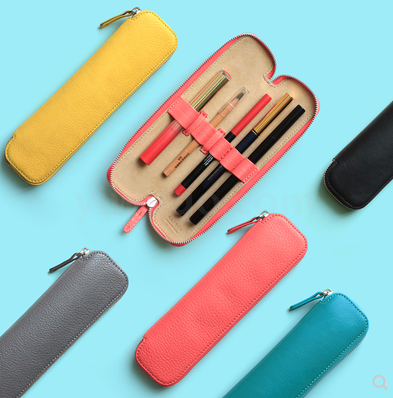 Pen bag writing case business pen bag creative pen bag art pen bag original retro