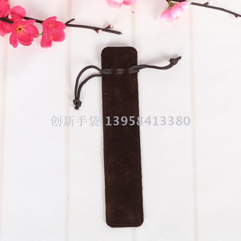 Flannelette pen bag and flocking pen bag spot Flannelette pen bag double - sided pen bag pen bag in the spot