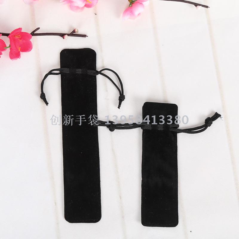 Flannelette pen bag and flocking pen bag spot Flannelette pen bag double - sided pen bag pen bag in the spot