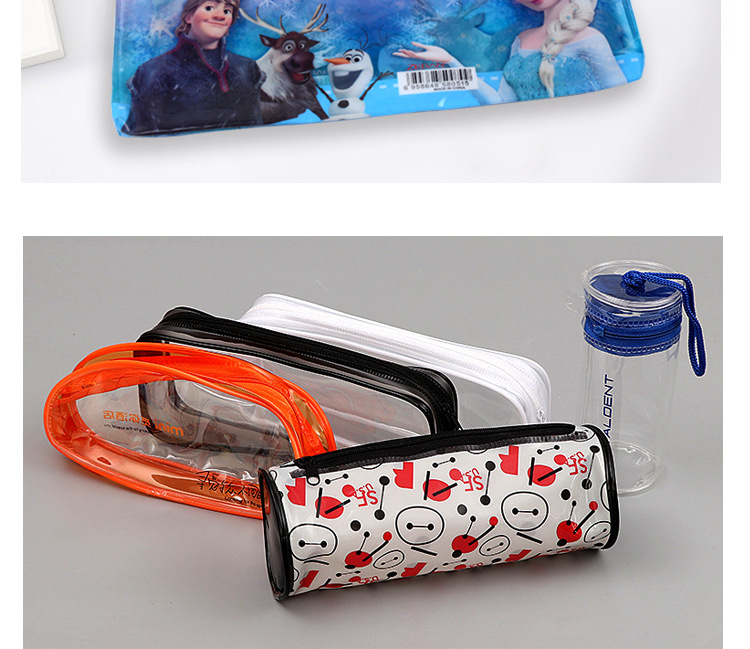 PVC Pen Bag Fashion and Convenient Student Pencil Case Stationery Case Pencil Bag File Bag