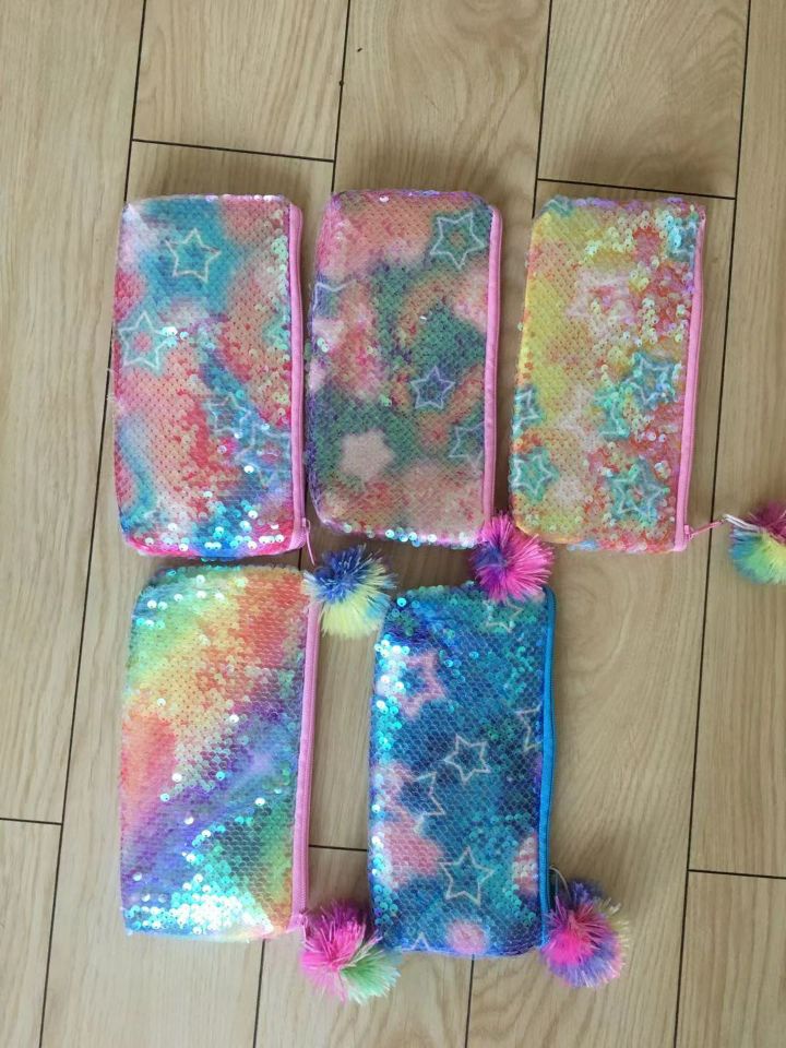 Sequins pen bag
