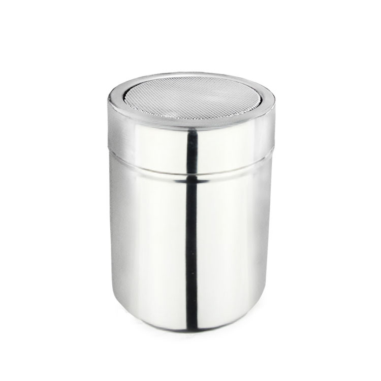 steel duster Fancy coffee duster powder sieve powder can Cocoa powder matcha powder printing die seasoning bottle