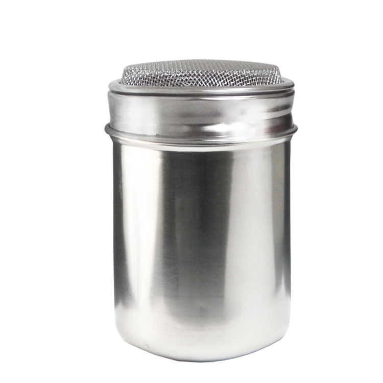 steel duster Fancy coffee duster powder sieve powder can Cocoa powder matcha powder printing die seasoning bottle