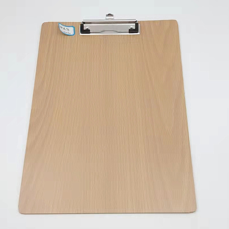 Thickened Wooden Hanging Plate Holder A4 Folder Base Plate Tablet Clip Plate Holder Menu Paper Plywood Office Supplies Flat Plate Holder