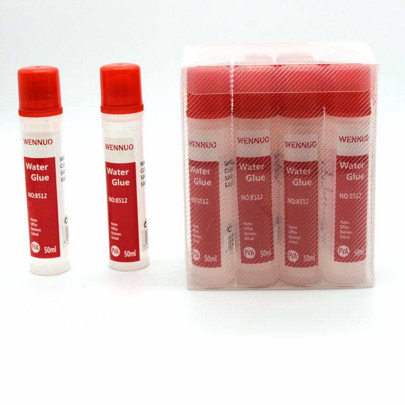 Factory Wholesale Liquid Glue Student Medium Glue Office Supplies 50ml Transparent Liquid Glue