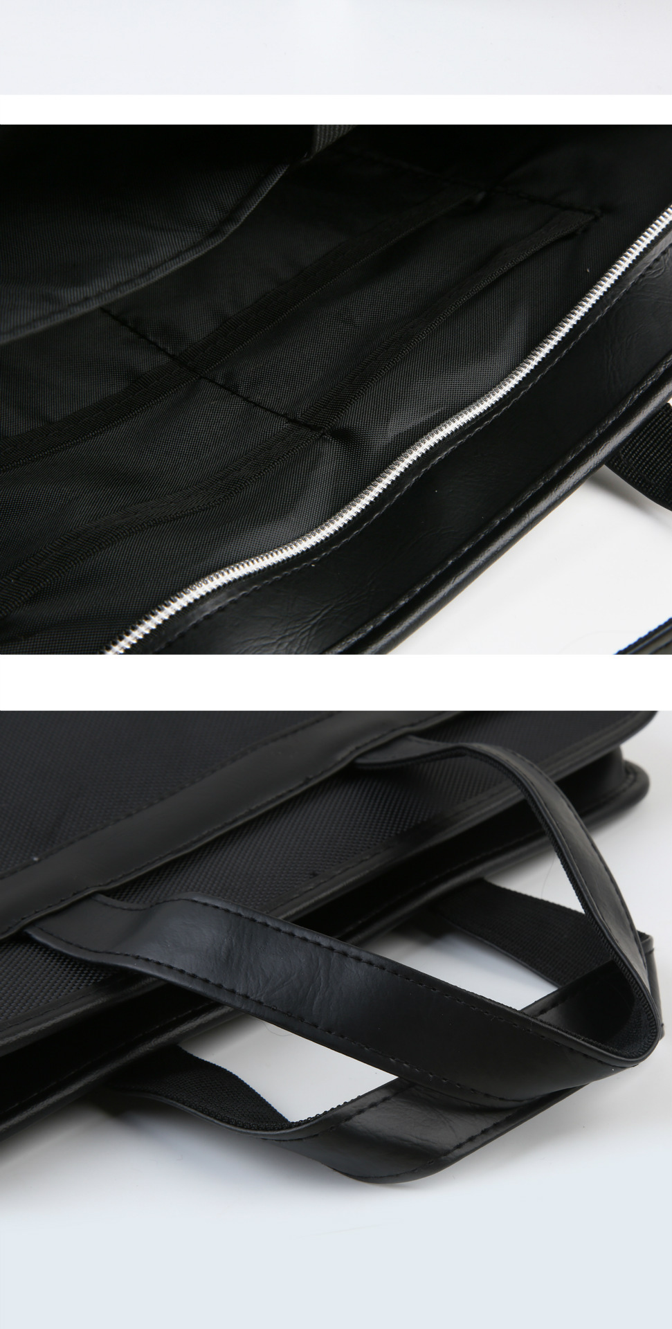 Black hour zipper hour portable document bag office supplies Black hour zipper hour portable document bag office supplies