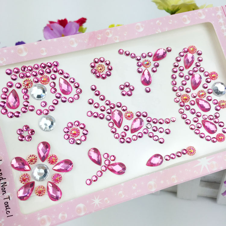 Genuine resin diamond decoration mobile phone furniture office supplies children&#039;s award l sticker environmental