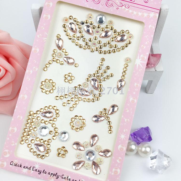Genuine resin diamond decoration mobile phone furniture office supplies children's award l sticker environmental Genuine resin diamond decoration mobile phone furniture office supplies children's award l sticker environmental