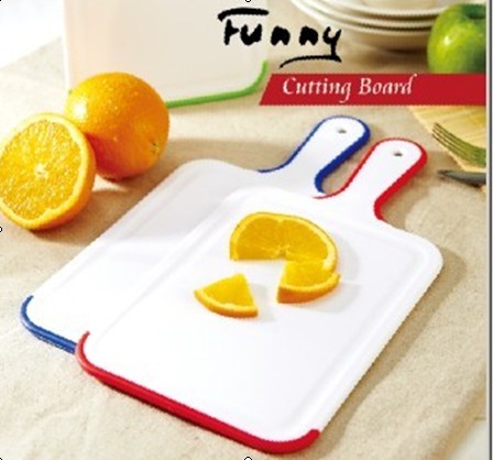 A05 anti-skid plastic chopping board double color chopping board PP antibacterial plastic dishes