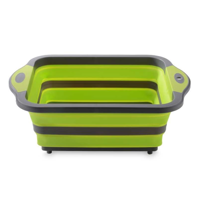 Folding Dish Chopping Board Kitchen Plastic ThreeinOne Chopping Board Outdoor Portable Ice Bucket Fruit Cutting Board Folding Dish Chopping Board Kitchen Plastic ThreeinOne Chopping Board Outdoor Portable Ice Bucket Fruit Cutting Board