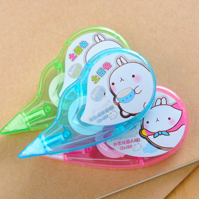 Correction tape high PS plastic environmental protection durable correction tape office supplies