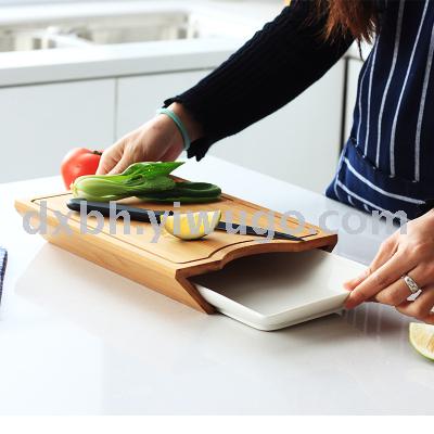 Chopping board chopping board dormitory small multi-functional household with dishes can be cut fruit chopping board