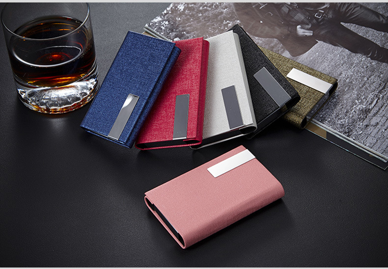 Custom business card holder business card box office supplies card box fashionable portable business card bag Custom business card holder business card box office supplies card box fashionable portable business card bag