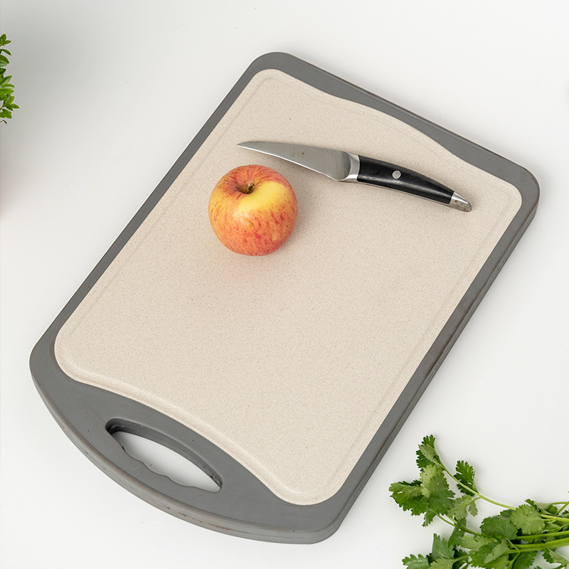 Thickened Ebony Chopping Board Rubber Non-Slip Two Sides Available Chopping Block Fruit Cutting Board Wooden Kitchenware Factory Wholesale