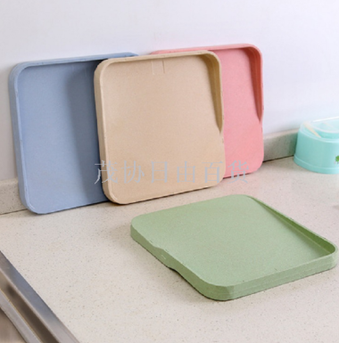 Wheat Straw Chopping Board Non-Slip Leak-Proof Cutting Board