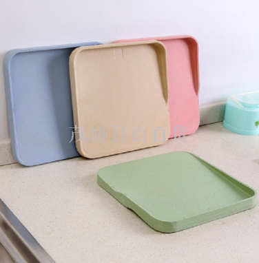 Wheat Straw Chopping Board Non-Slip Leak-Proof Cutting Board Wheat Straw Chopping Board Non-Slip Leak-Proof Cutting Board