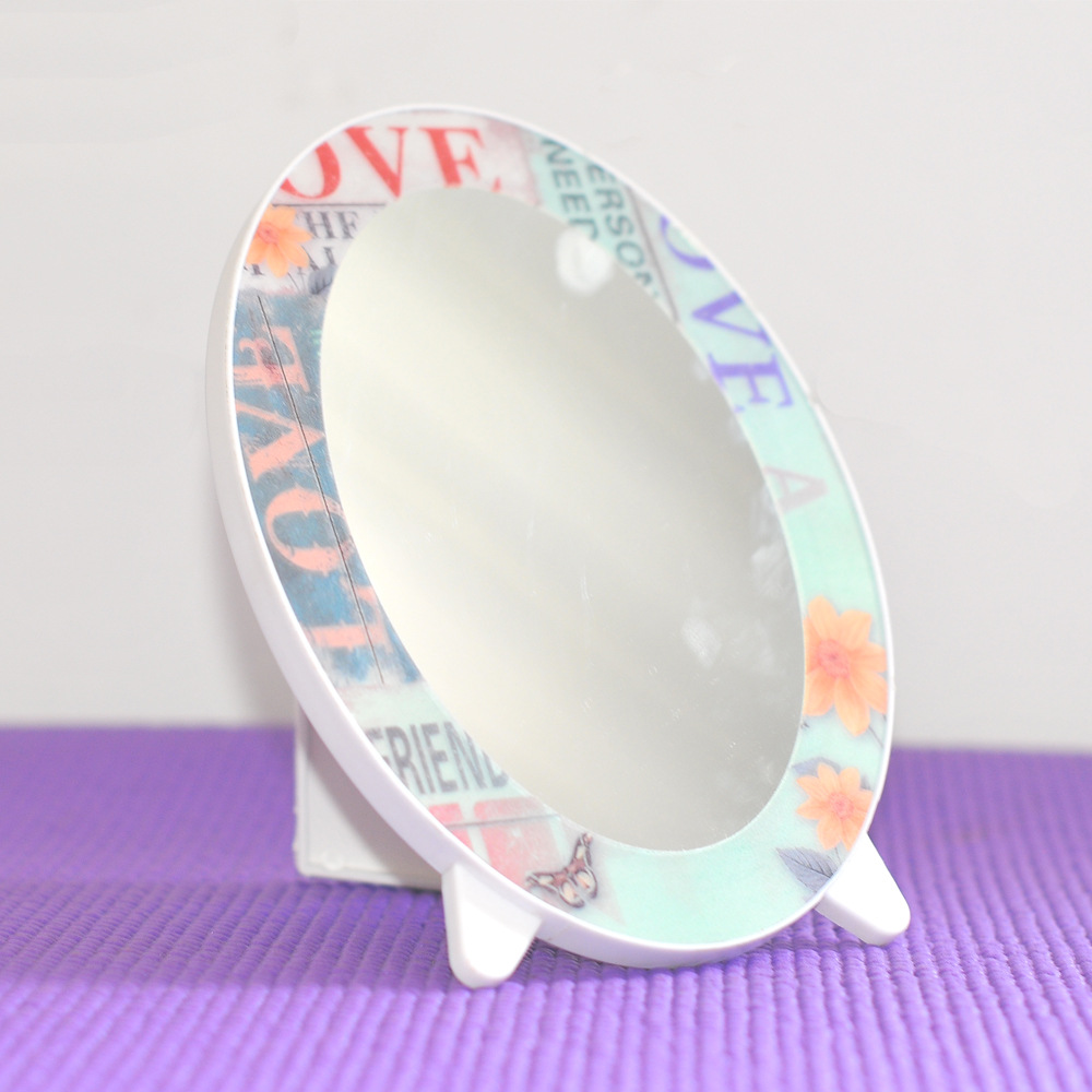 Table dressing mirror mirror mirror mirror portable desktop princess mirror simple fashion mirror