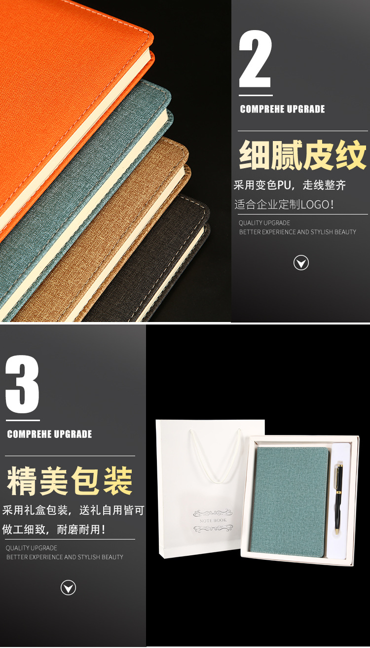 Custom creative simple business notebook gift box set a5 office supplies stationery notepad custom logo Custom creative simple business notebook gift box set a5 office supplies stationery notepad custom logo